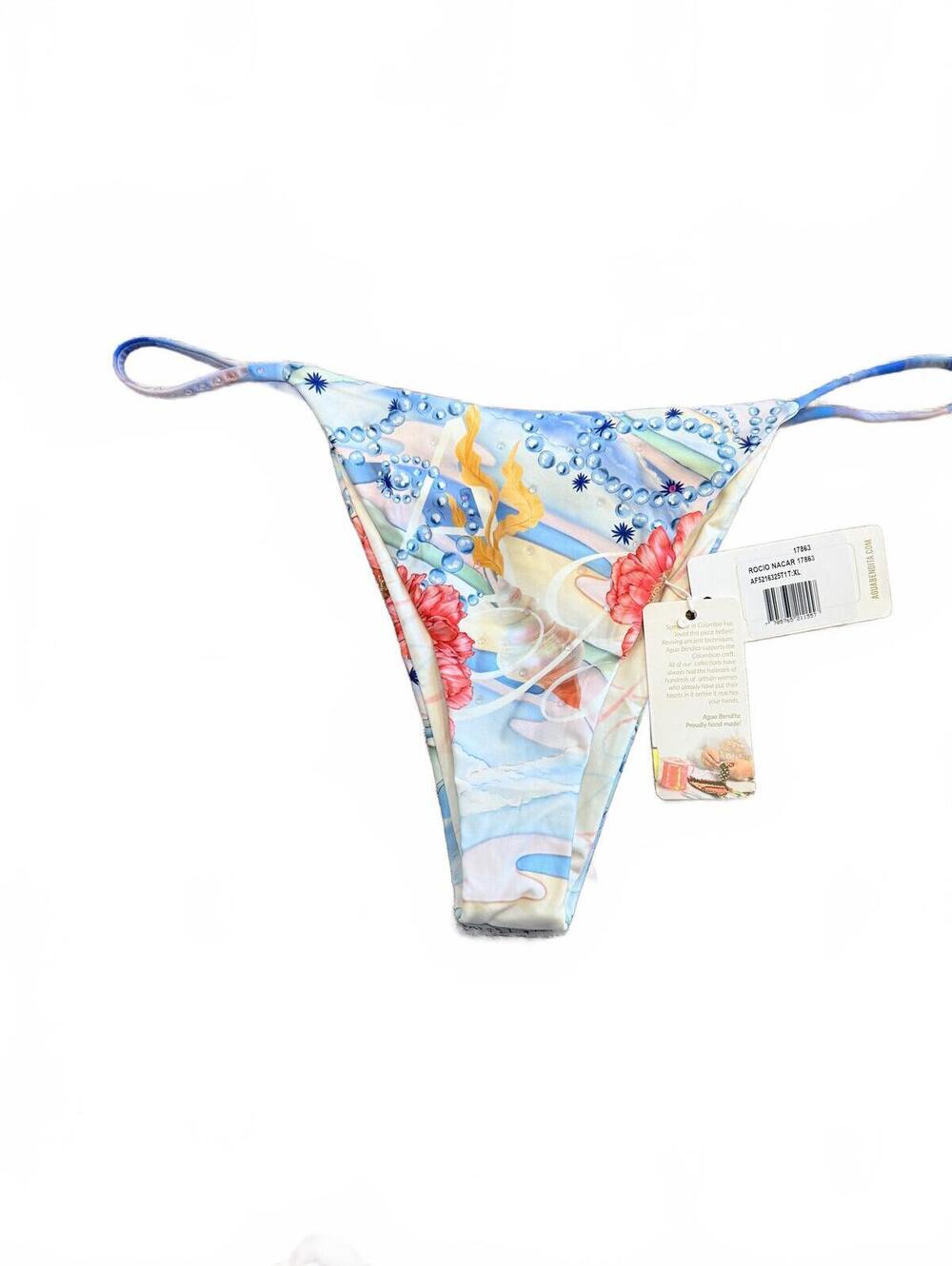 Agua Bendita Crystal Rocio Navarro Bikini Bottom NWT - Picture 2 of 7